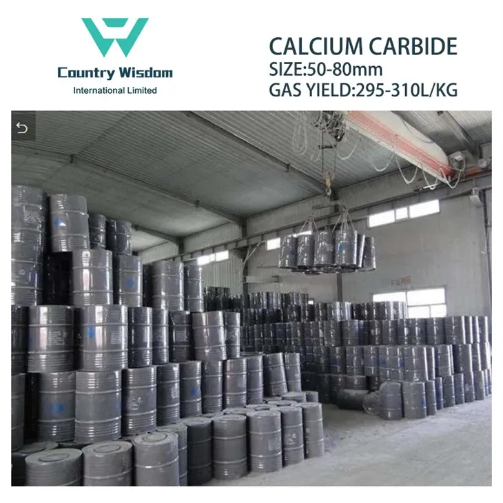 Calcium Carbide Stone 50-80mm 50 Kg Or 100 Kg Drum