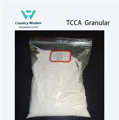 חיטוי בריכת שחייה טבליות כלור גרגירי 90% TCCA חומצה טריכלורואיזוציאנורית