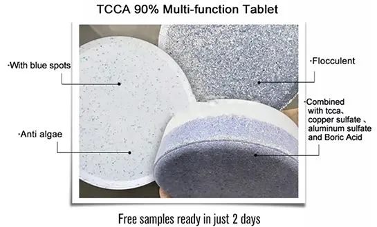 Top Quality TCCA Multifunction 20g Tablet For Swimming Pool Water Disinfectant